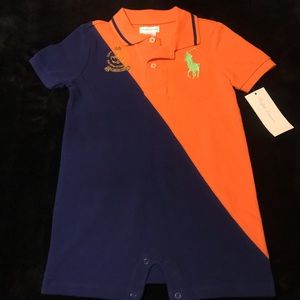 Ralph Lauren Polo Romper 24M NWT